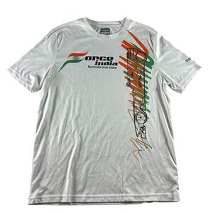 F1 Force India Formula One Team Graphic Shirt Men’s Large Reebok Racing White